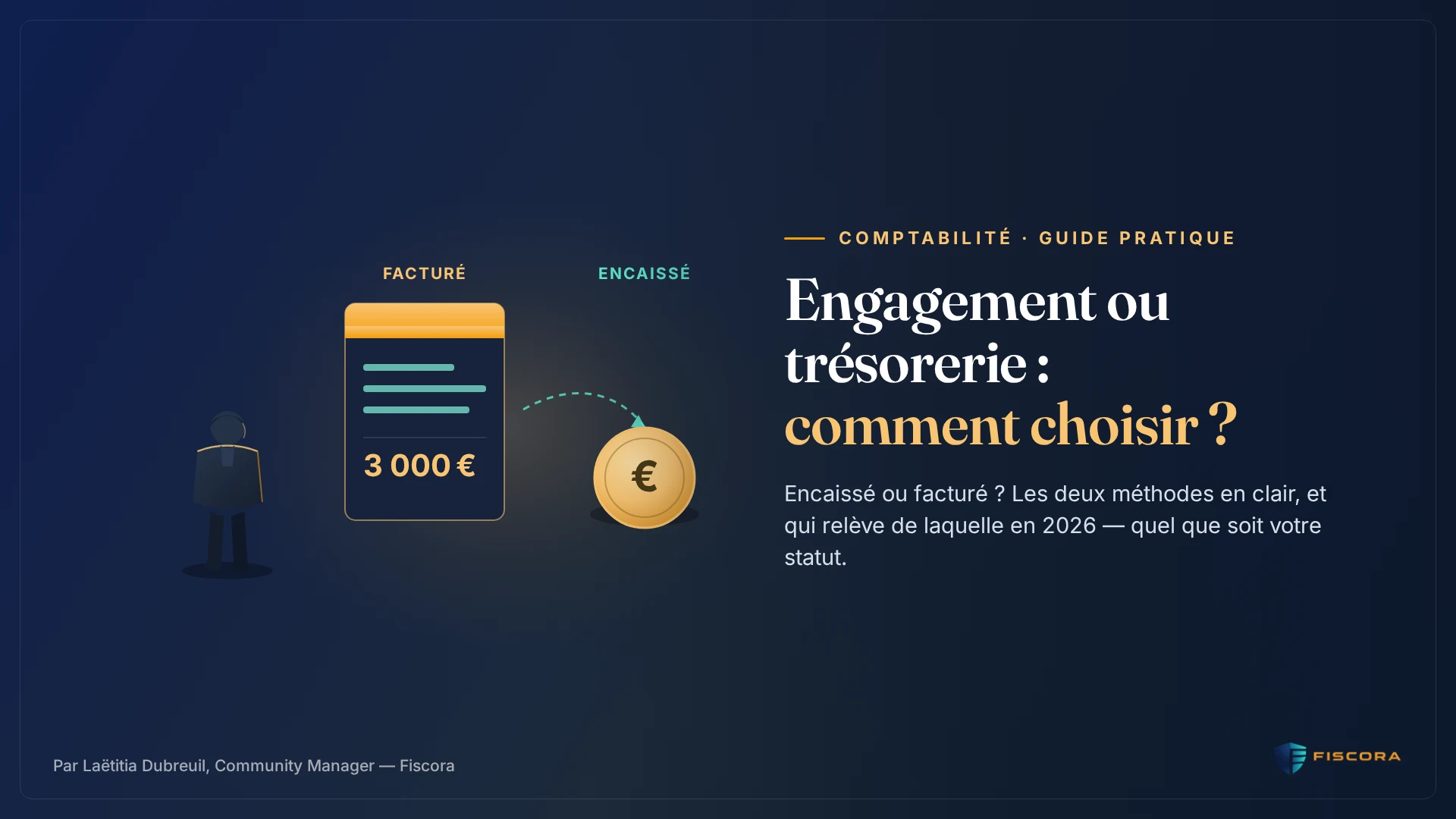 Illustration comparant la comptabilité d’engagement et la comptabilité de trésorerie