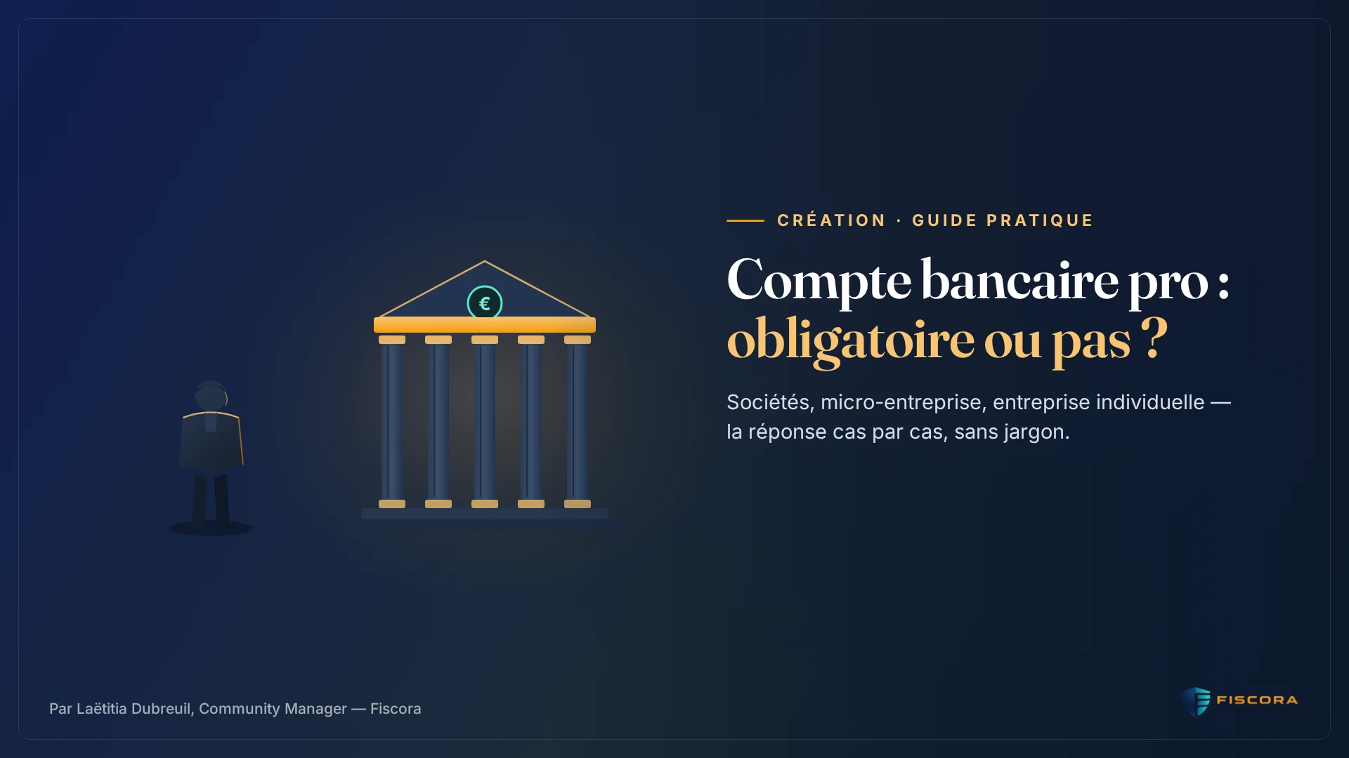 Illustration d’un choix de compte bancaire professionnel selon le statut de l’entreprise