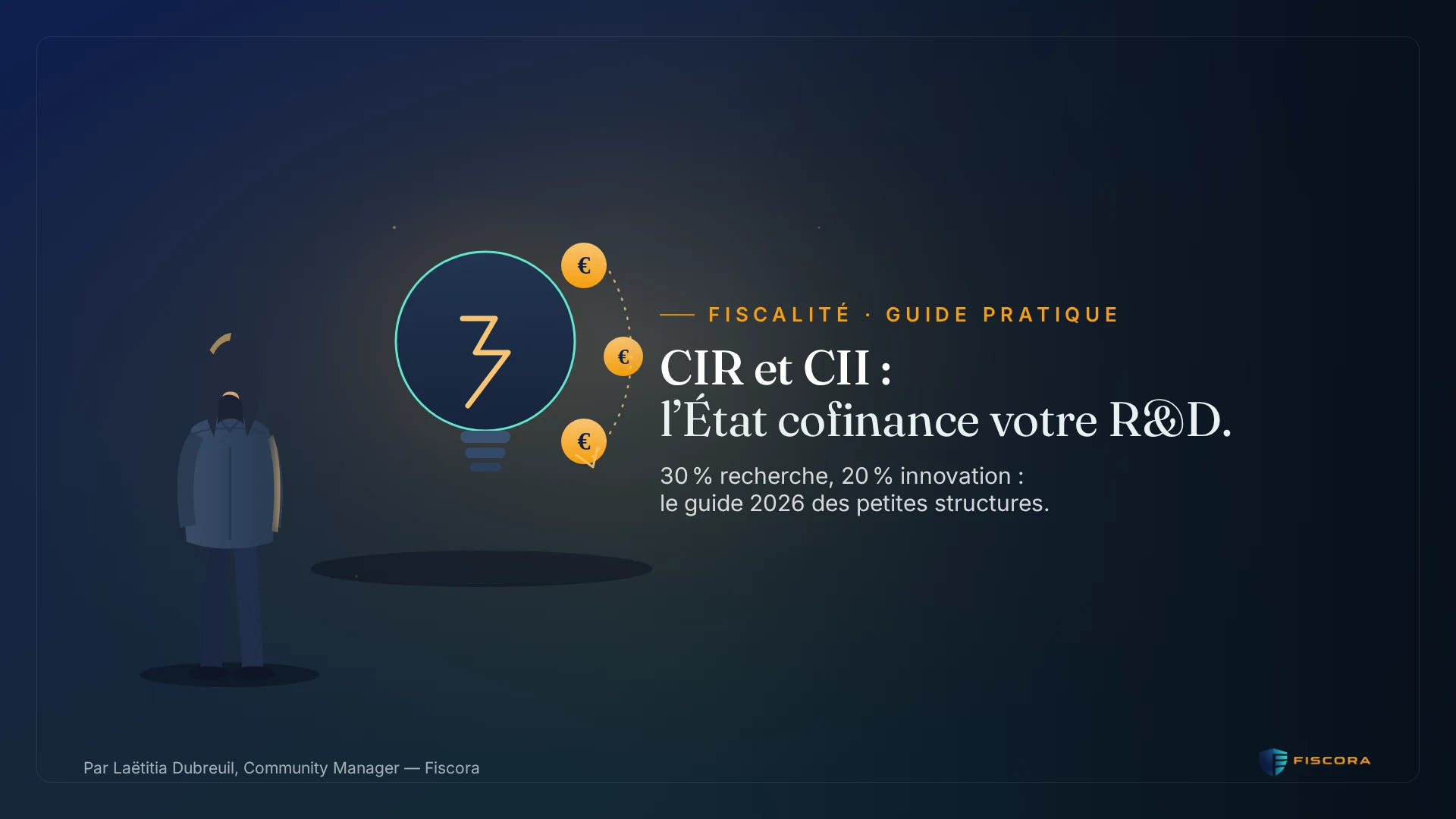 Fondatrice de start-up préparant son dossier de crédit d’impôt recherche et innovation 2026